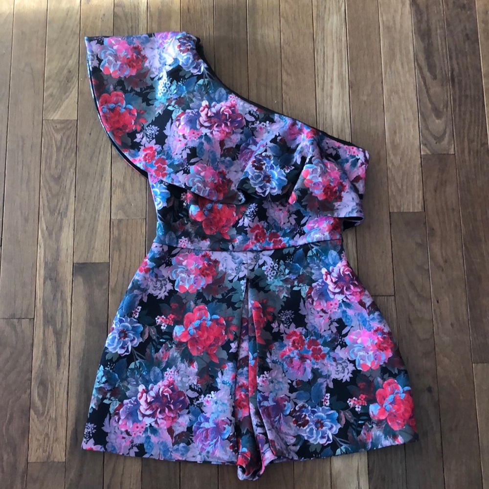 ASOS one shoulder romper